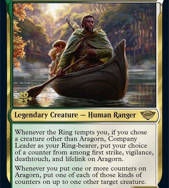 Aragorn, Company Leader [The Lord of the Rings: Tales of Middle-Earth Prerelease Promos]