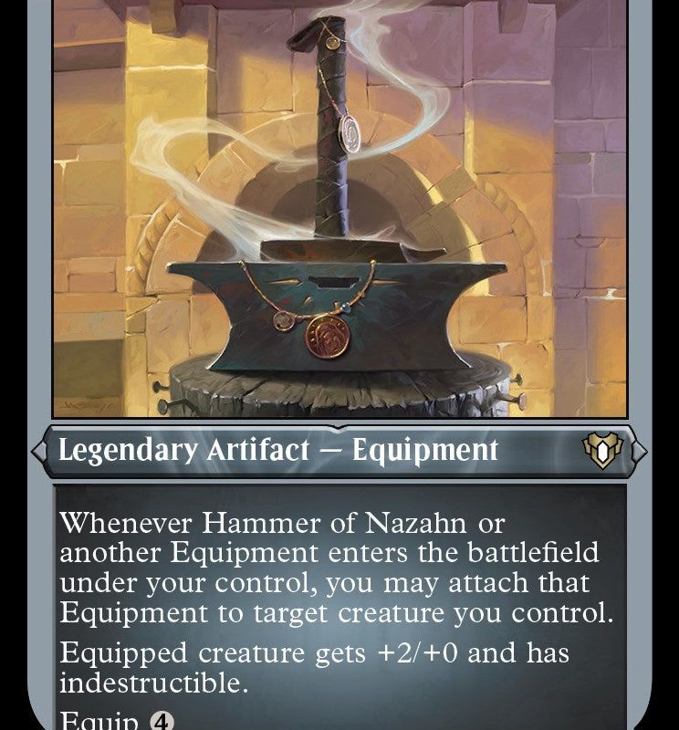 Hammer of Nazahn (Foil Etched) [Commander Masters]