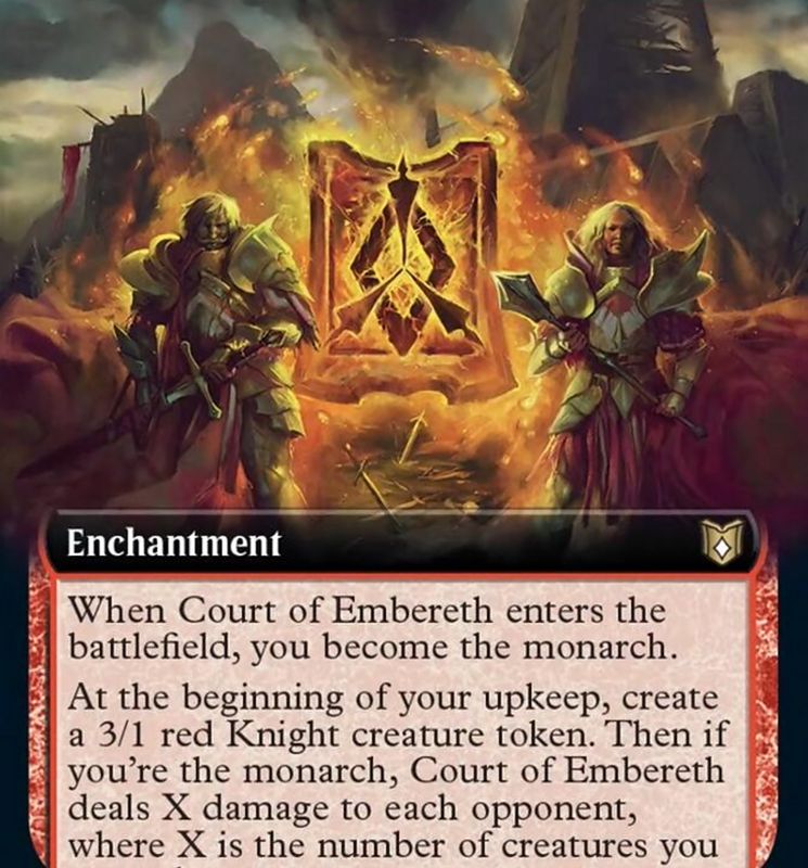 Court of Embereth (Extended Art) [Wilds of Eldraine Commander]
