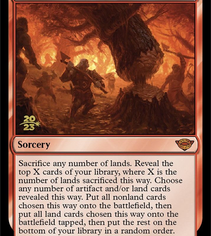 Hew the Entwood [The Lord of the Rings: Tales of Middle-Earth Prerelease Promos]