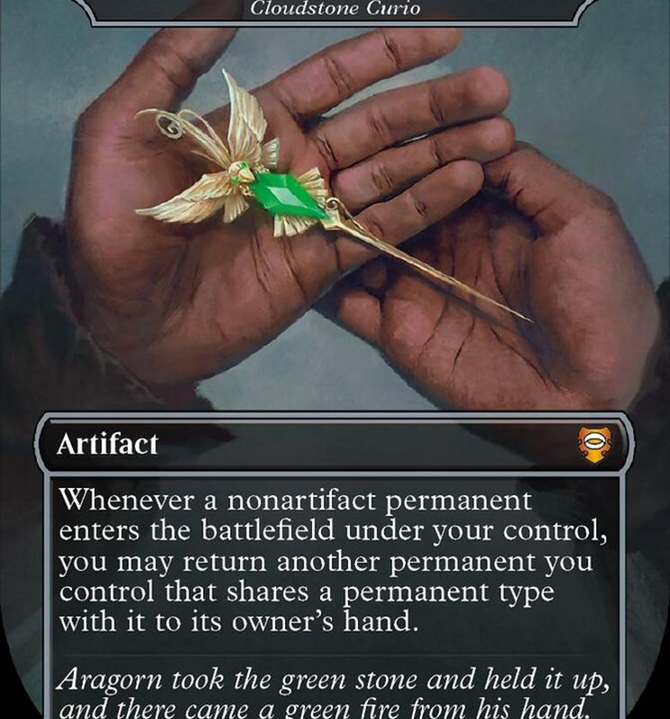 Cloudstone Curio - Elessar, the Elfstone [The Lord of the Rings: Tales of Middle-Earth Commander]