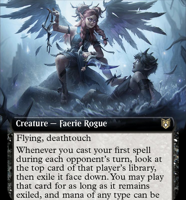 Blightwing Bandit (Extended Art) [Wilds of Eldraine Commander]