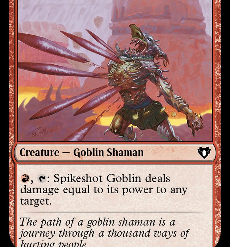 Spikeshot Goblin [Commander Masters]