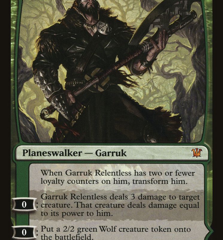 Garruk Relentless // Garruk, the Veil-Cursed [Secret Lair: From Cute to Brute]