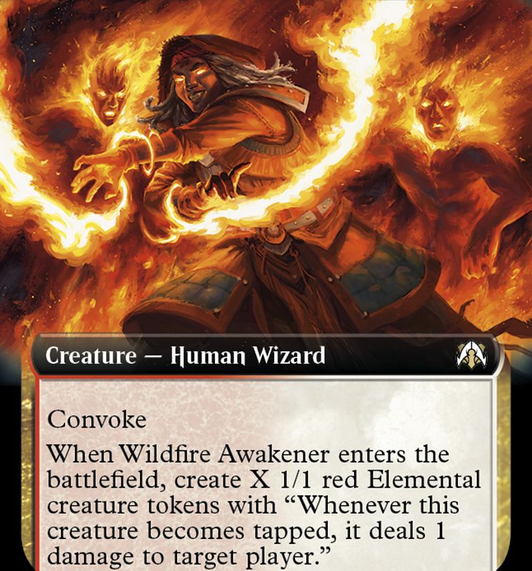 Wildfire Awakener (Extended Art) [March of the Machine Commander]