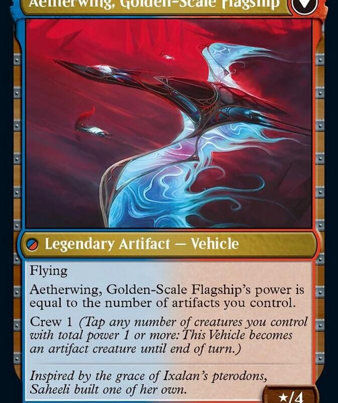 Invasion of Kaladesh // Aetherwing, Golden-Scale Flagship [March of the Machine]