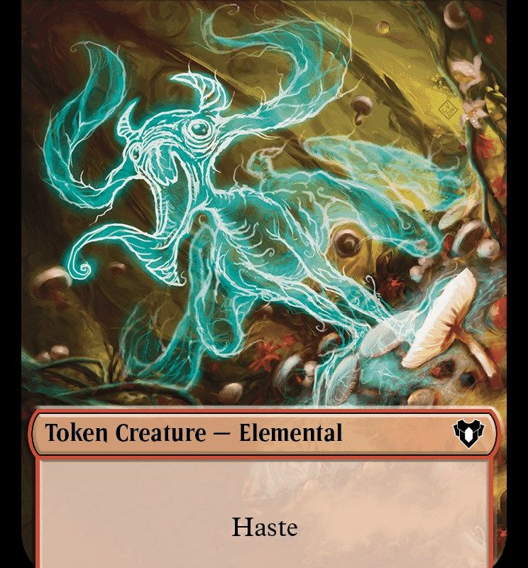 Elemental (0024) // Spider Double-Sided Token [Commander Masters Tokens]