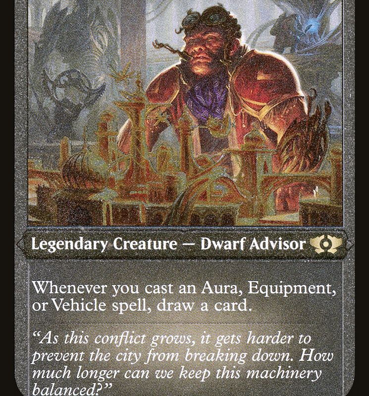 Sram, Senior Edificer (Foil Etched) [Multiverse Legends]