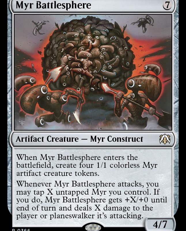 Myr Battlesphere [March of the Machine Commander]