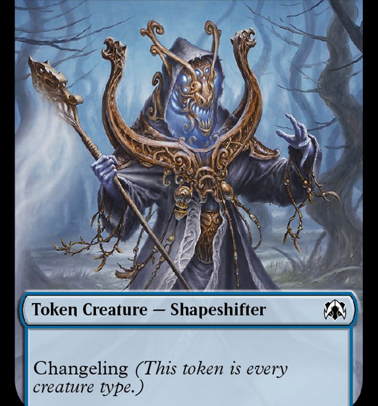 Blood // Shapeshifter Double-Sided Token [March of the Machine Commander Tokens]