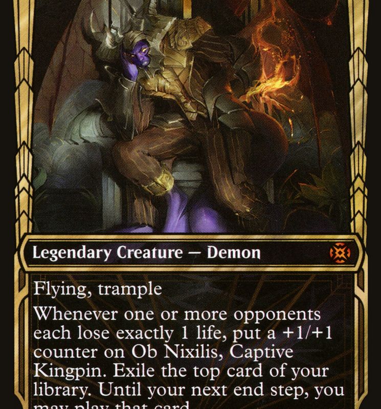 Ob Nixilis, Captive Kingpin (Showcase) [March of the Machine: The Aftermath]