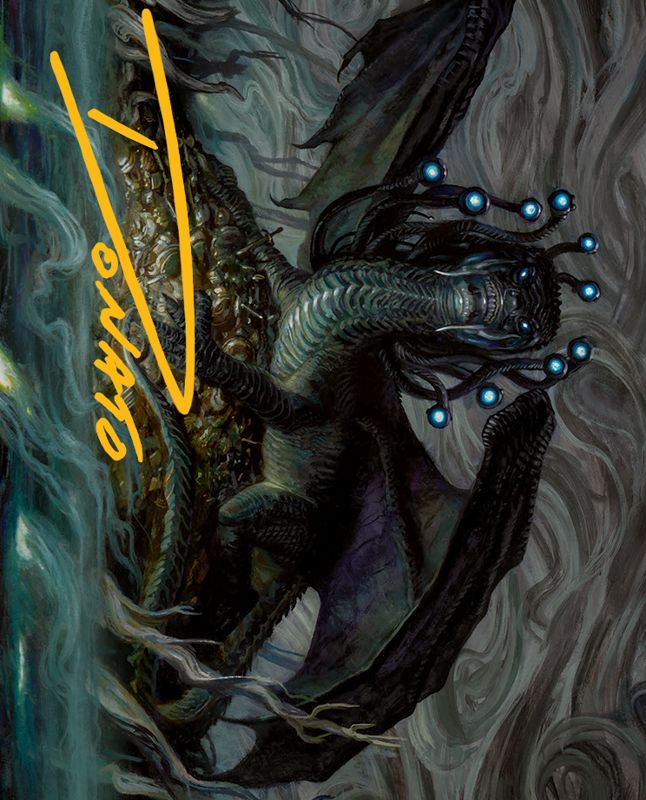 Oculus Whelp Art Card (Gold-Stamped Signature) [March of the Machine Art Series]