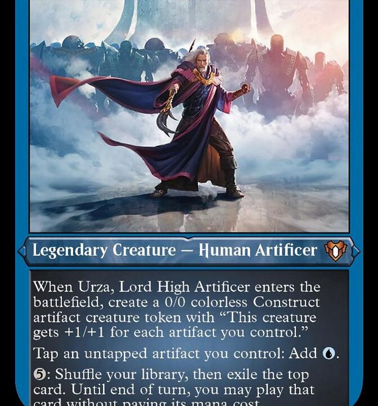 Urza, Lord High Artificer (Foil Etched) [Commander Masters]