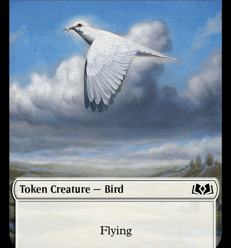 Bird // Food (0011) Double-Sided Token [Wilds of Eldraine Tokens]