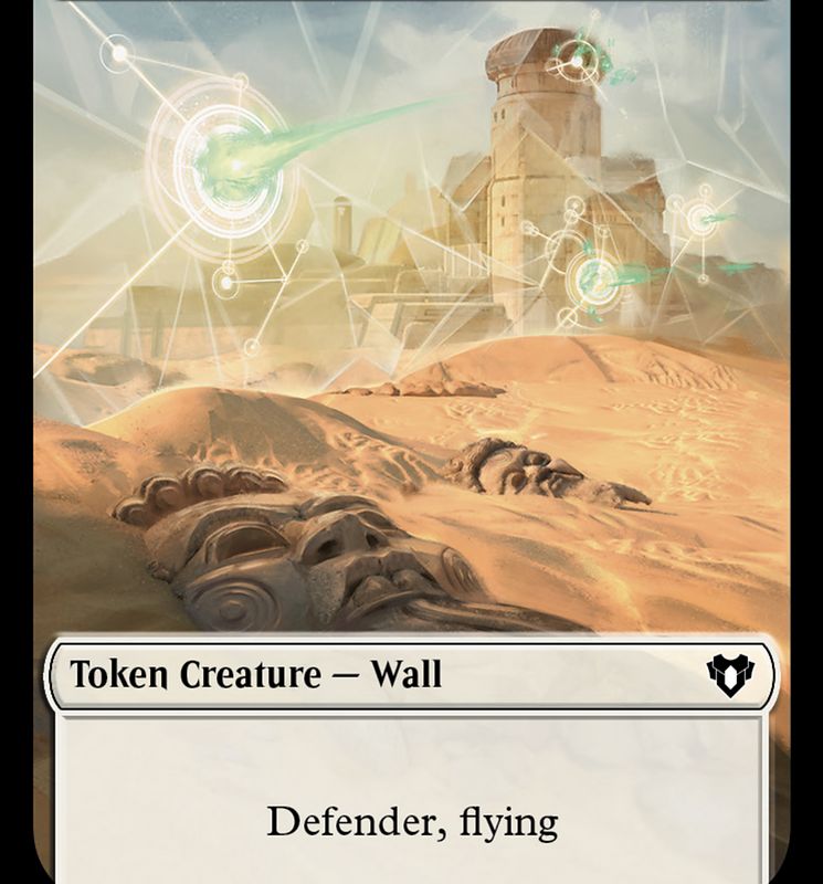 Wall // Kor Ally Double-Sided Token [Commander Masters Tokens]