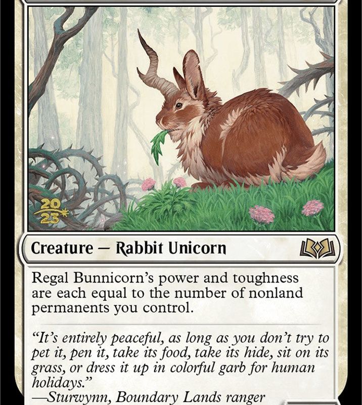 Regal Bunnicorn [Wilds of Eldraine Prerelease Promos]