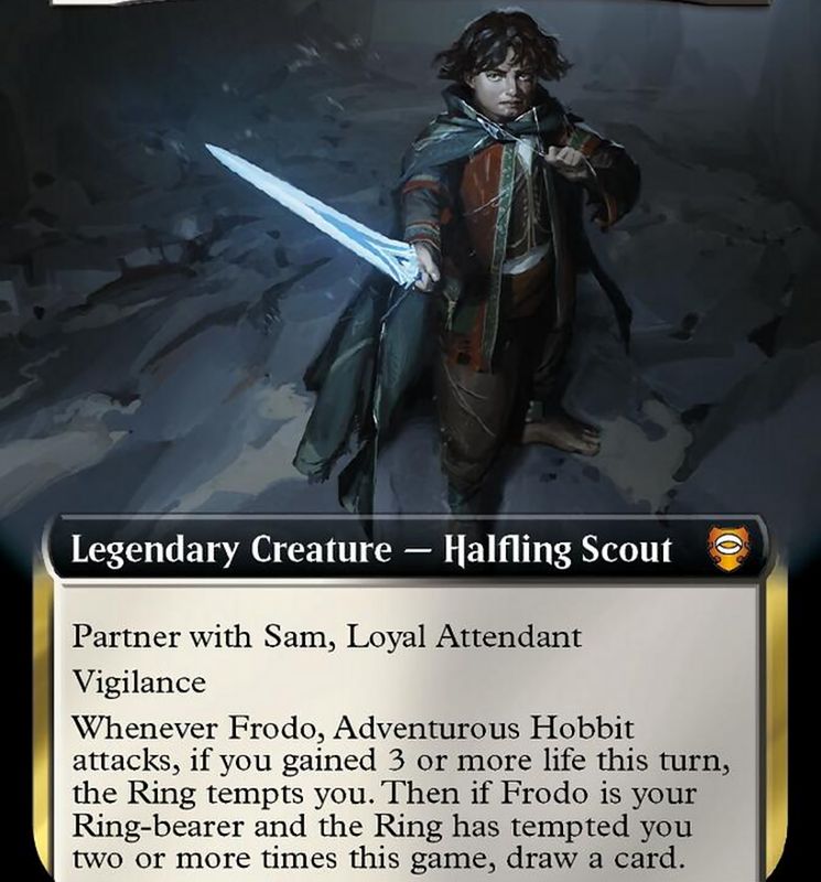 Frodo, Adventurous Hobbit (Extended Art) [The Lord of the Rings: Tales of Middle-Earth Commander]