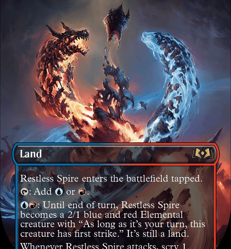 Restless Spire (Borderless) [Wilds of Eldraine]