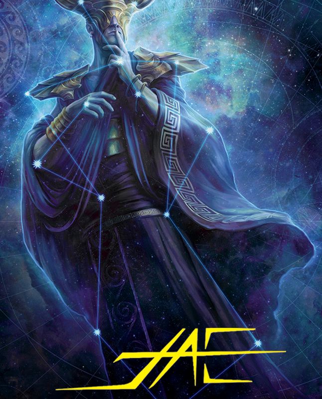Atris, Oracle of Half-Truths Art Card (Gold-Stamped Signature) [March of the Machine Art Series]