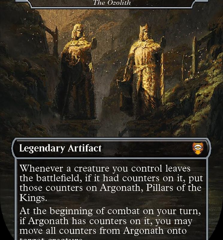 The Ozolith - Argonath, Pillars of the Kings (Surge Foil) [The Lord of the Rings: Tales of Middle-Earth Commander]