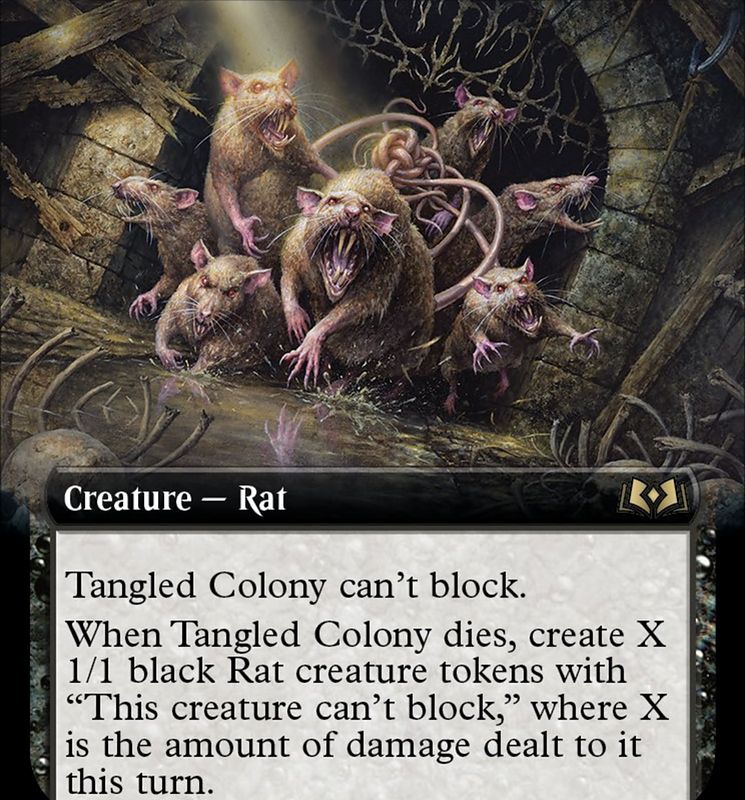 Tangled Colony (Extended Art) [Wilds of Eldraine]