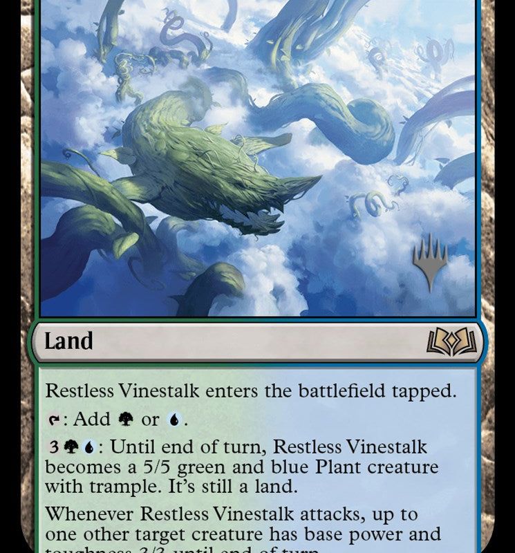 Restless Vinestalk (Promo Pack) [Wilds of Eldraine Promos]