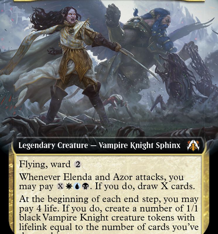 Elenda and Azor (Extended Art) [March of the Machine Commander]