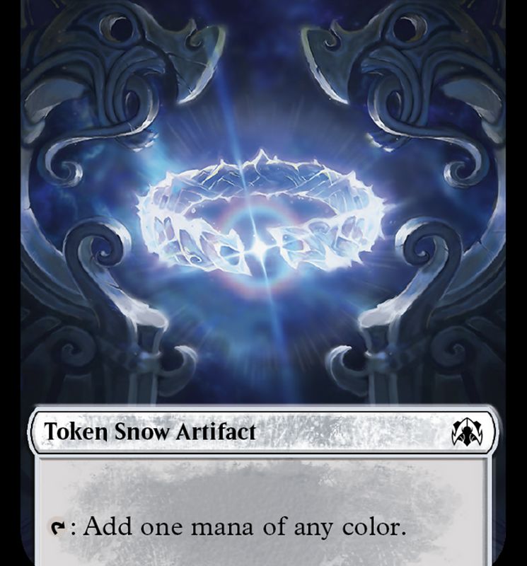 Food // Replicated Ring Double-Sided Token [March of the Machine Commander Tokens]
