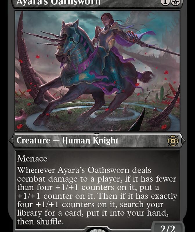Ayara's Oathsworn (Foil Etched) [March of the Machine: The Aftermath]