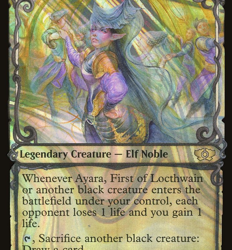Ayara, First of Locthwain (Halo Foil) [Multiverse Legends]