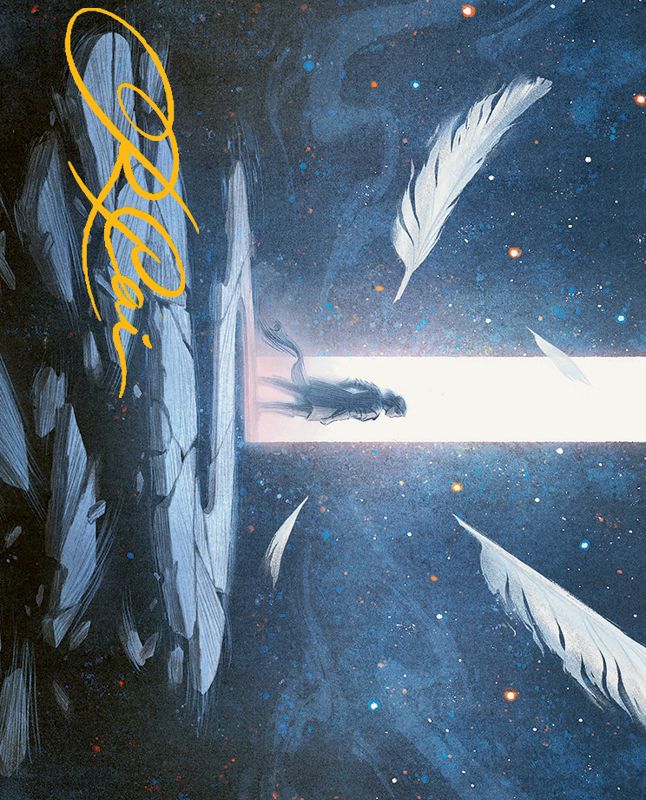Moment of Truth Art Card (Gold-Stamped Signature) [March of the Machine Art Series]