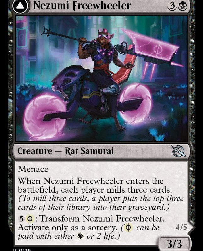 Nezumi Freewheeler // Hideous Fleshwheeler [March of the Machine]