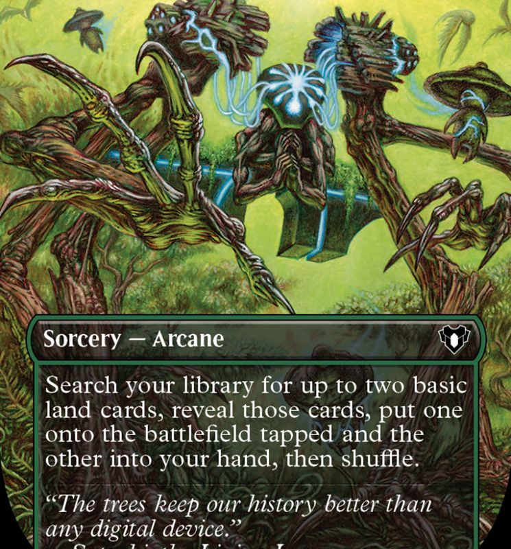 Kodama's Reach (Borderless Alternate Art) [Commander Masters]
