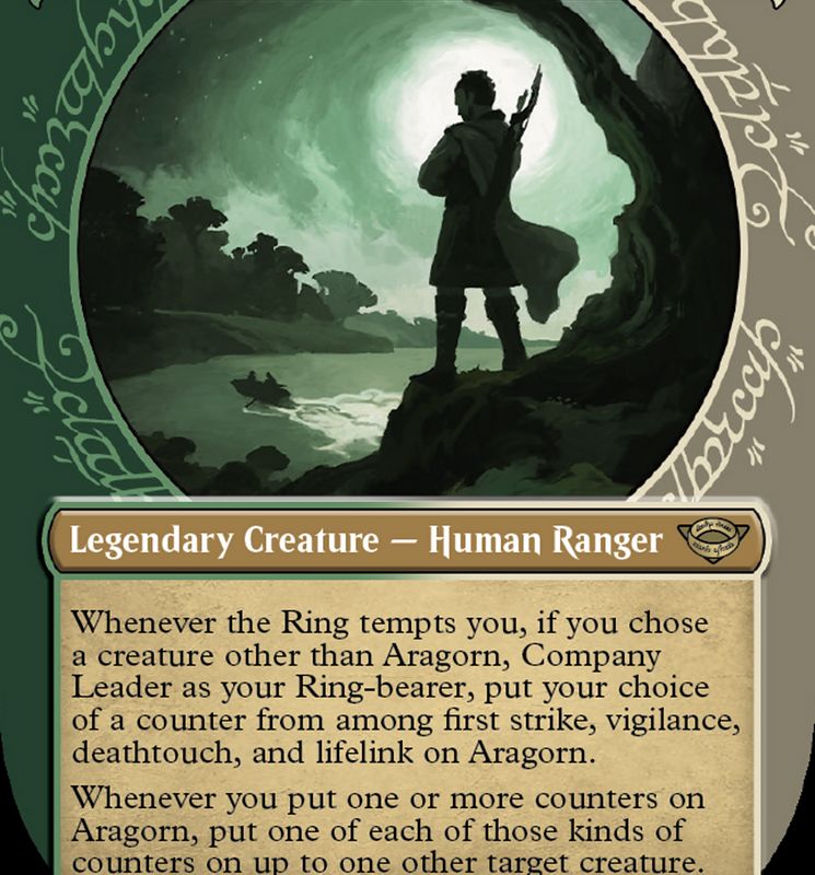 Aragorn, Company Leader (Showcase Ring Frame) [The Lord of the Rings: Tales of Middle-Earth]