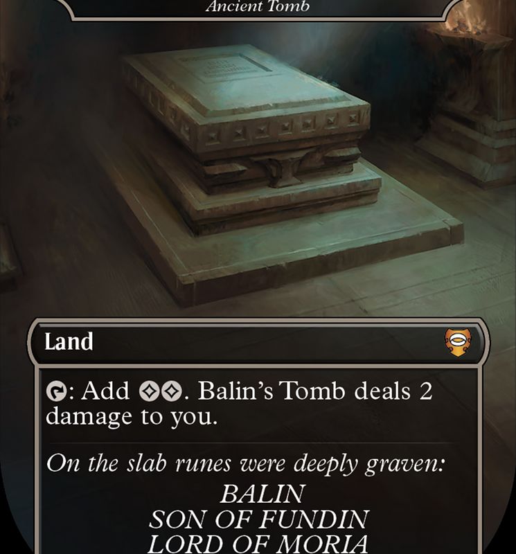 Ancient Tomb - Balin's Tomb (Surge Foil Realms and Relics) [The Lord of the Rings: Tales of Middle-Earth Commander]
