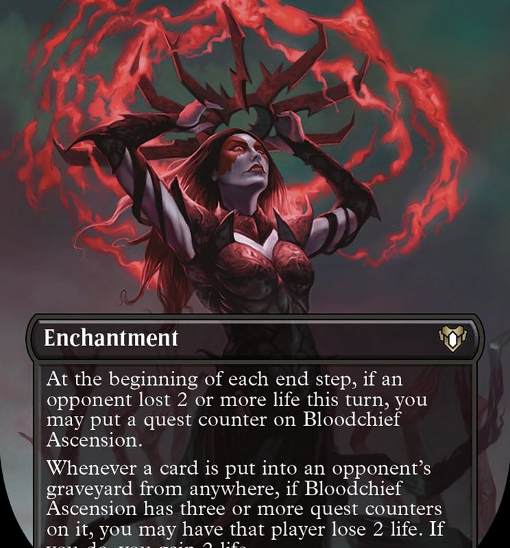 Bloodchief Ascension (Borderless Alternate Art) [Commander Masters]