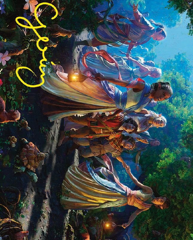 Realm Seekers Art Card (Gold-Stamped Signature) [The Lord of the Rings: Tales of Middle-earth Art Series]