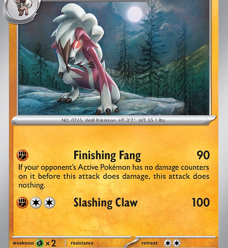 Lycanroc (117/197) [Scarlet & Violet: Obsidian Flames]