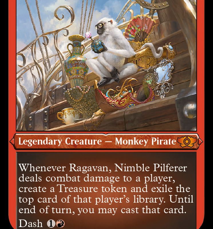 Ragavan, Nimble Pilferer (Foil Etched) [Multiverse Legends]