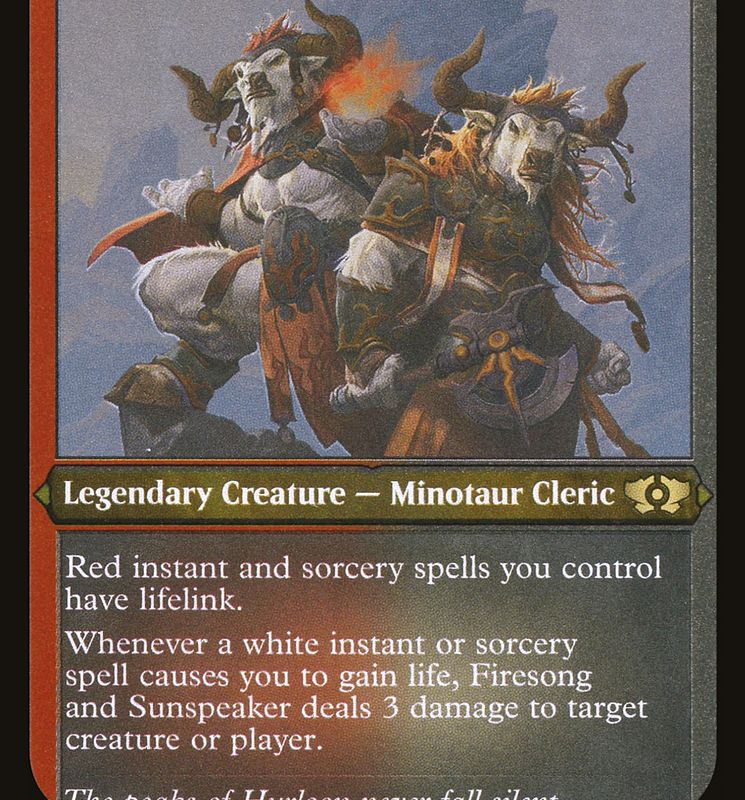 Firesong and Sunspeaker (Foil Etched) [Multiverse Legends]