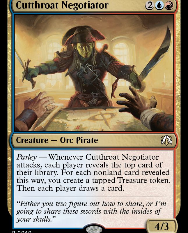Cutthroat Negotiator [March of the Machine Commander]