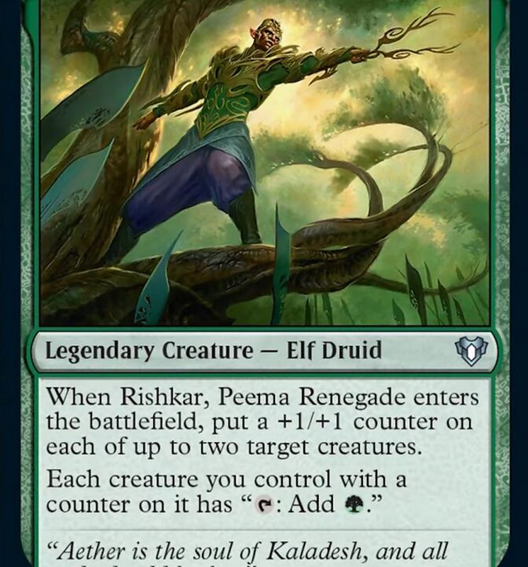 Rishkar, Peema Renegade [Commander Masters]