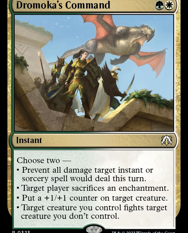 Dromoka's Command [March of the Machine Commander]
