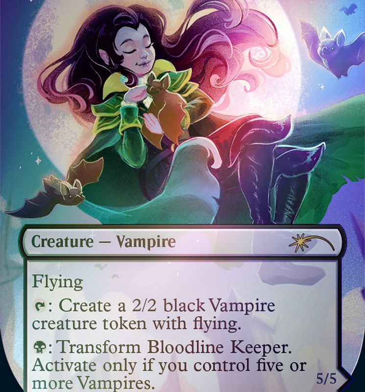 Bloodline Keeper // Lord of Lineage (Borderless) [Secret Lair: From Cute to Brute]