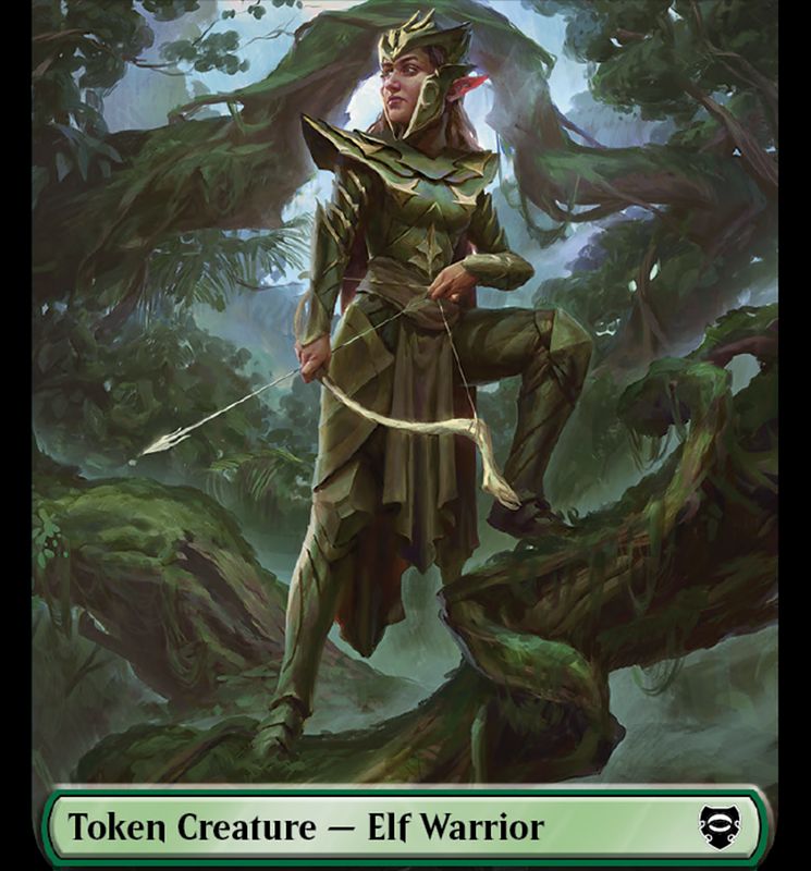 Elf Warrior // Insect Double Sided Token [The Lord of the Rings: Tales of Middle-Earth Commander Tokens]