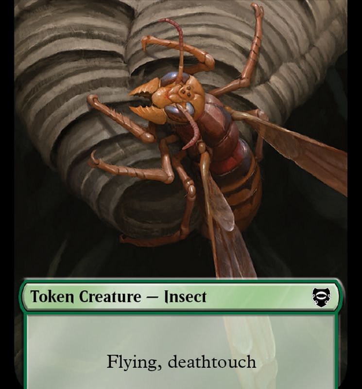 Elf Warrior // Insect Double Sided Token [The Lord of the Rings: Tales of Middle-Earth Commander Tokens]