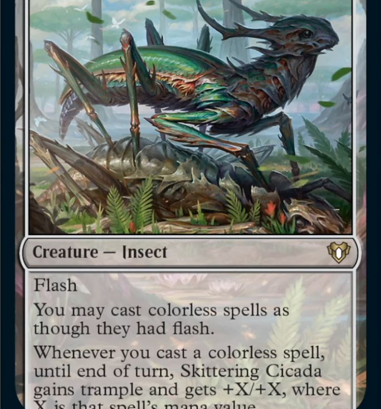 Skittering Cicada [Commander Masters]