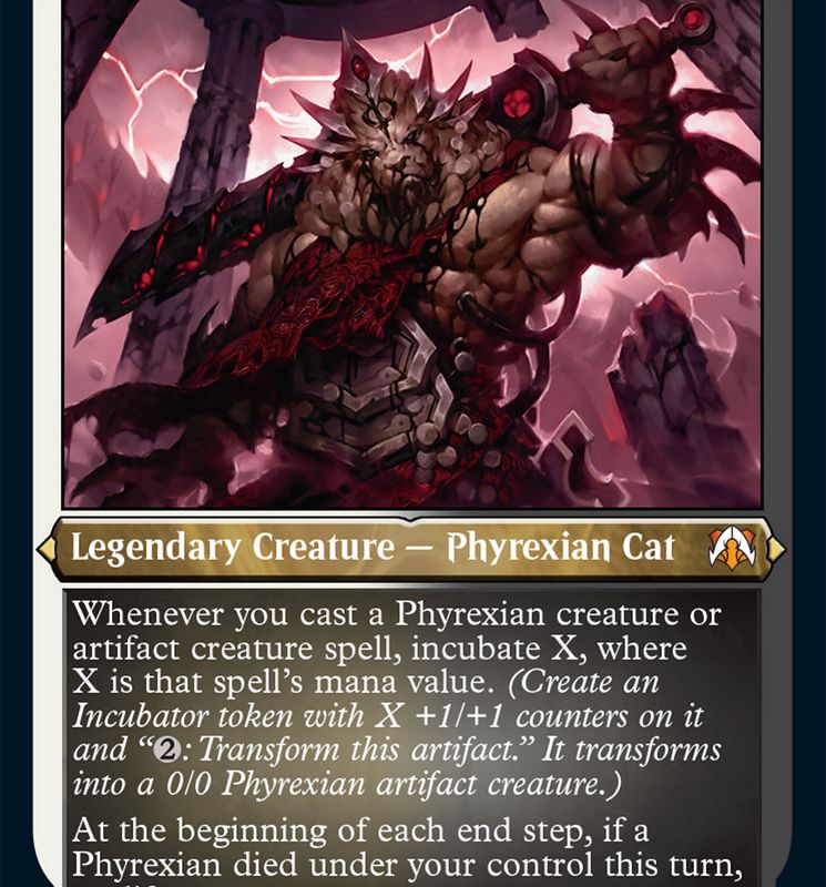 Brimaz, Blight of Oreskos (Display Commander) [March of the Machine Commander]