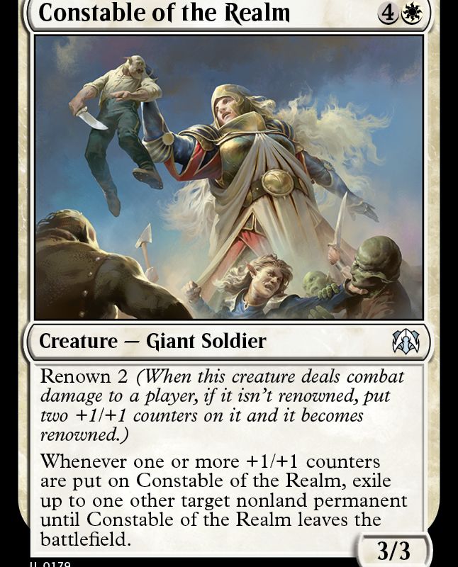 Constable of the Realm [March of the Machine Commander]
