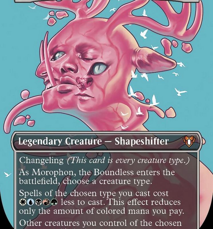 Morophon, the Boundless (Borderless Profile) [Commander Masters]